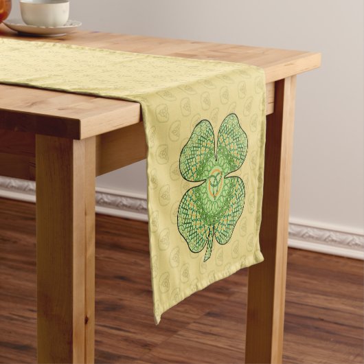 Celtic Kleeblatt Table Runner Kurzer Tischläufer (Beispiel)