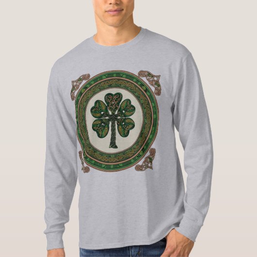 Celtic Kleeblatt Tree of Life - St. Patrick's Day T-Shirt (Vorderseite)