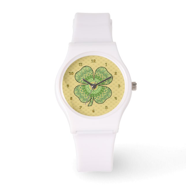 Celtic Kleeblatt Watch Armbanduhr (Vorderseite)