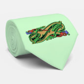 Celtic Knot 2 dogs - Farben Krawatte (Gerollt)