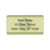 Celtic Knot Adressaufkleber (Vorne)