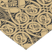 Celtic Knot Animals Lindisfarne Muster Fabric Kurzer Tischläufer (Ecke)