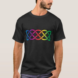 Celtic Knot Band Rainbow Gay Pride T-Shirt