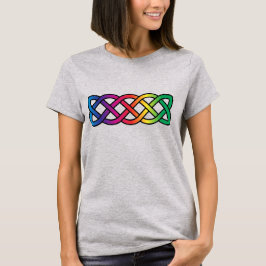 Celtic Knot Band Rainbow Lesbian Pride T-Shirt