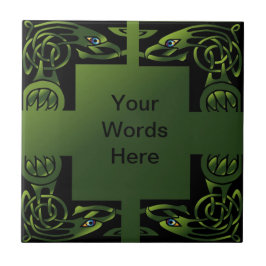 Celtic Knot Bird Design Keramik Tile Fliese