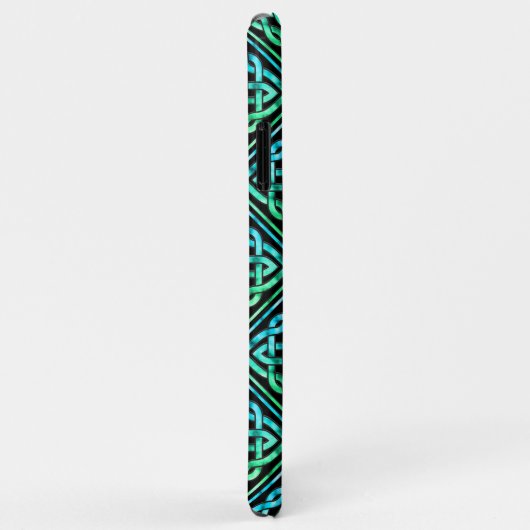 Celtic Knot - Blue Green Black iPhone 11 Max Case (Hinten/Rechts)