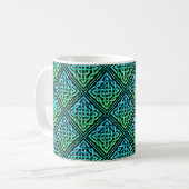 Celtic Knot - Blue Green Tasse (Vorderseite Links)