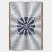Celtic Knot Blue Metallic Decke (Vorderseite Vertikal)