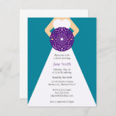 Celtic Knot Bridal Dusche Einladung (Vorne/Hinten)