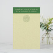 Celtic Knot Briefpapier (Stehend Vorderseite)