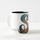 Celtic Knot Buchstabe S Tasse (Vorderseite Links)