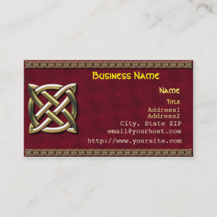 Celtic Knot Business Card Visitenkarte