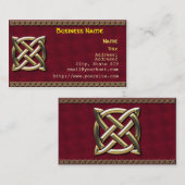 Celtic Knot Business Card Visitenkarte (Vorne/Hinten)
