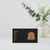 Celtic Knot Business Cards Visitenkarte (Stehend Vorderseite)
