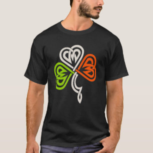 Celtic Knot C Irish Flag Colors for St Patrick s D T-Shirt