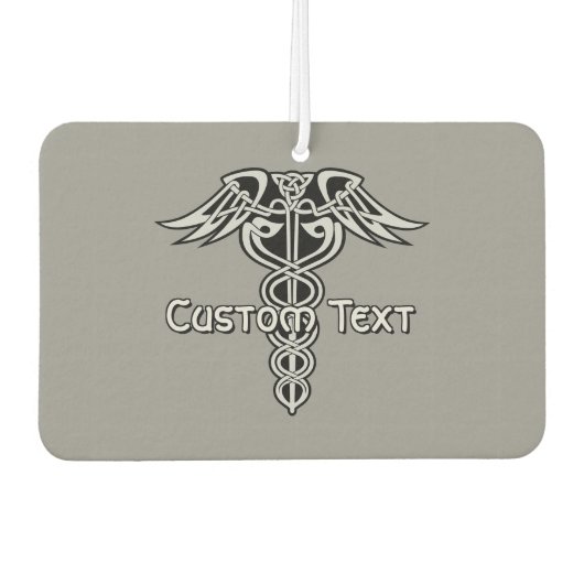 Celtic Knot Caduceus Autolufterfrischer (Vorderseite)