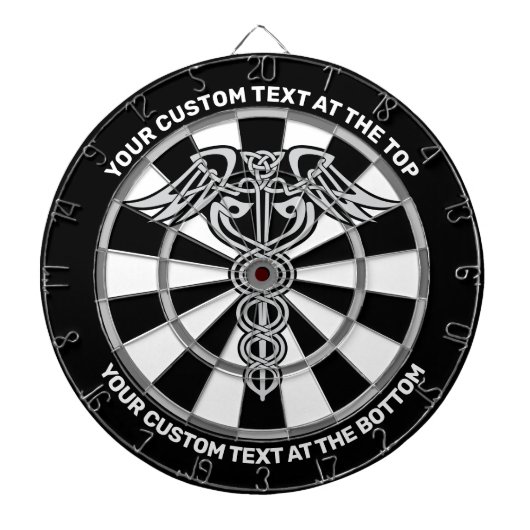 Celtic Knot Caduceus Dartboard mit benutzerdefinie Dartscheibe (vorne)