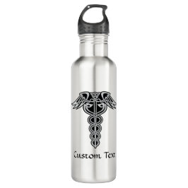 Celtic Knot Caduceus Edelstahlflasche
