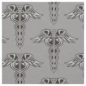 Celtic Knot Caduceus Fabric Stoff (Nahaufnahme)