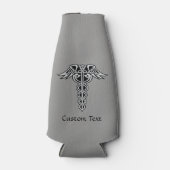 Celtic Knot Caduceus Flaschenkühler (Vorderseite)
