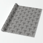 Celtic Knot Caduceus Geschenkpapier (Ungerollt)