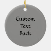 Celtic Knot Caduceus Keramik Ornament (Hinten)