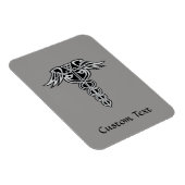 Celtic Knot Caduceus Magnet (Rechte Seite)