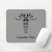 Celtic Knot Caduceus Mousepad (Mit Mouse)