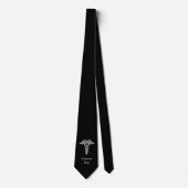 Celtic Knot Caduceus Neck Tie Krawatte (Vorderseite)