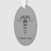 Celtic Knot Caduceus Ornament (Vorderseite)