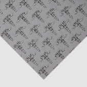 Celtic Knot Caduceus Pattern Seidenpapier (Ausschnitt)