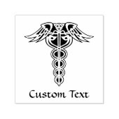 Celtic Knot Caduceus Permastempel (Design)