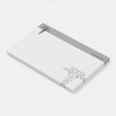Celtic Knot Caduceus Post-it Notes Klebezettel (angewinkelt)