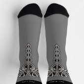 Celtic Knot Caduceus Socks Socken (Oben)
