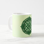 Celtic Knot Circle St. Patrick's Day Kaffeetasse (Vorderseite Links)
