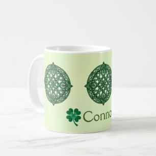 Celtic Knot Circles St. Patrick's Day Kaffeetasse