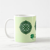Celtic Knot Circles St. Patrick's Day Kaffeetasse (Links)