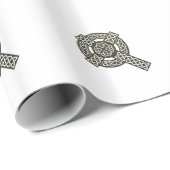 Celtic Knot Cross Geschenkpapier (Rolleneckpunkt)
