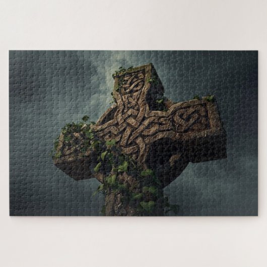 Celtic Knot Cross Jigsaw Puzzle (Horizontal)