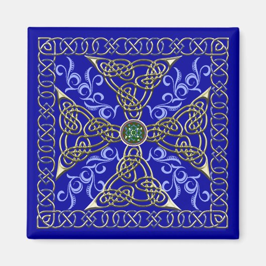 Celtic Knot Cross Magnet (Vorne)