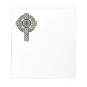 Celtic Knot Cross Notizblock (Vorderseite)