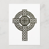 Celtic Knot Cross Postkarte (Vorderseite)
