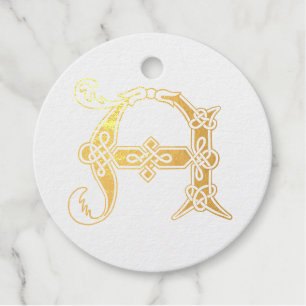 Celtic Knot Decorative Hauptstadt A des 16. Jahrhu Geschenkanhänger