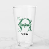 Celtic Knot Decorative Hauptstadt A des 16. Jahrhu Glas (Vorderseite)