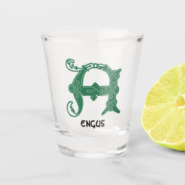 Celtic Knot Decorative Hauptstadt A des 16. Jahrhu Schnapsglas
