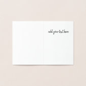 Celtic Knot Decorative Hauptstadt B Folienkarte (Innenseite)