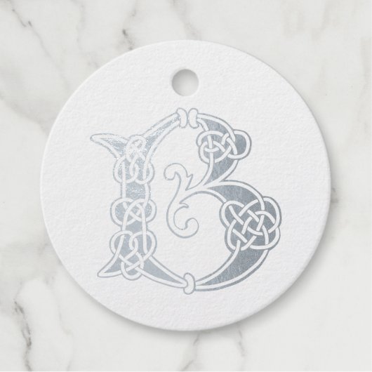 Celtic Knot Decorative Hauptstadt B Geschenkanhänger (Vorderseite)