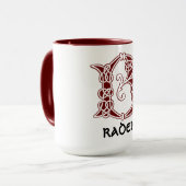Celtic Knot Decorative Hauptstadt B Tasse (Vorderseite Links)