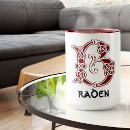 Celtic Knot Decorative Hauptstadt B Tasse