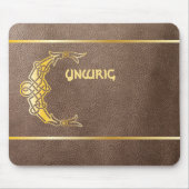 Celtic Knot Decorative Hauptstadt C Mousepad (Vorne)